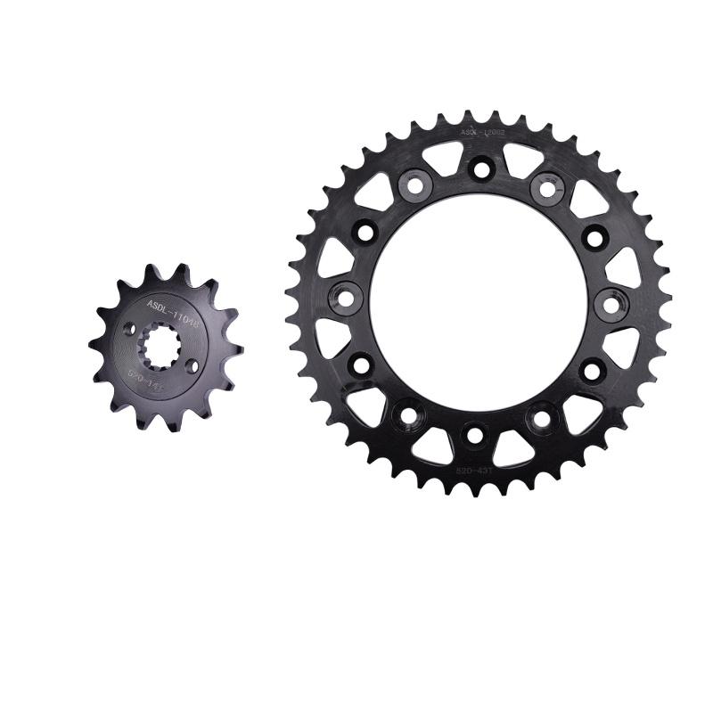 520 13T 14T 43T Motorcycle Star Front Rear Sprocket for Honda XR250 I S Baja 1996 XR 250 Baja 1997-2001 2003 2004 2005 2006 2007