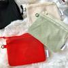 Double Zipper Mesh Storage Bag Double-layer Space Saving Portable Coin Purse Square Visible Travel Cosmetic Organizer Women