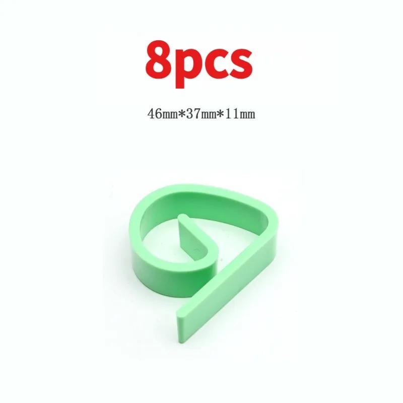 

Plastic Table Cover Clamps 8Pcs Non-Slip Portable for Party Picnic BBQ Wedding Tablecloth Securing Holder Multi-Function Set зелёный