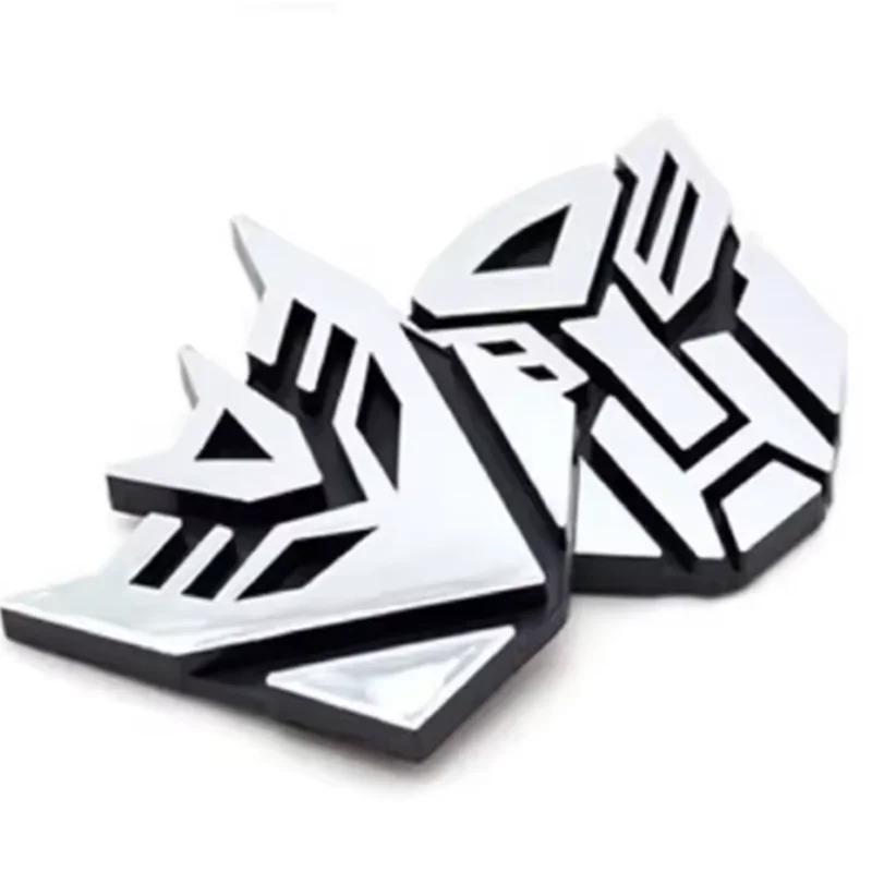 Car 3D Car Stickers Transformer Badge Decepticon Emblem Tail Decal Cool Autobots Logo Car Styling Motorcycle Car Accessories