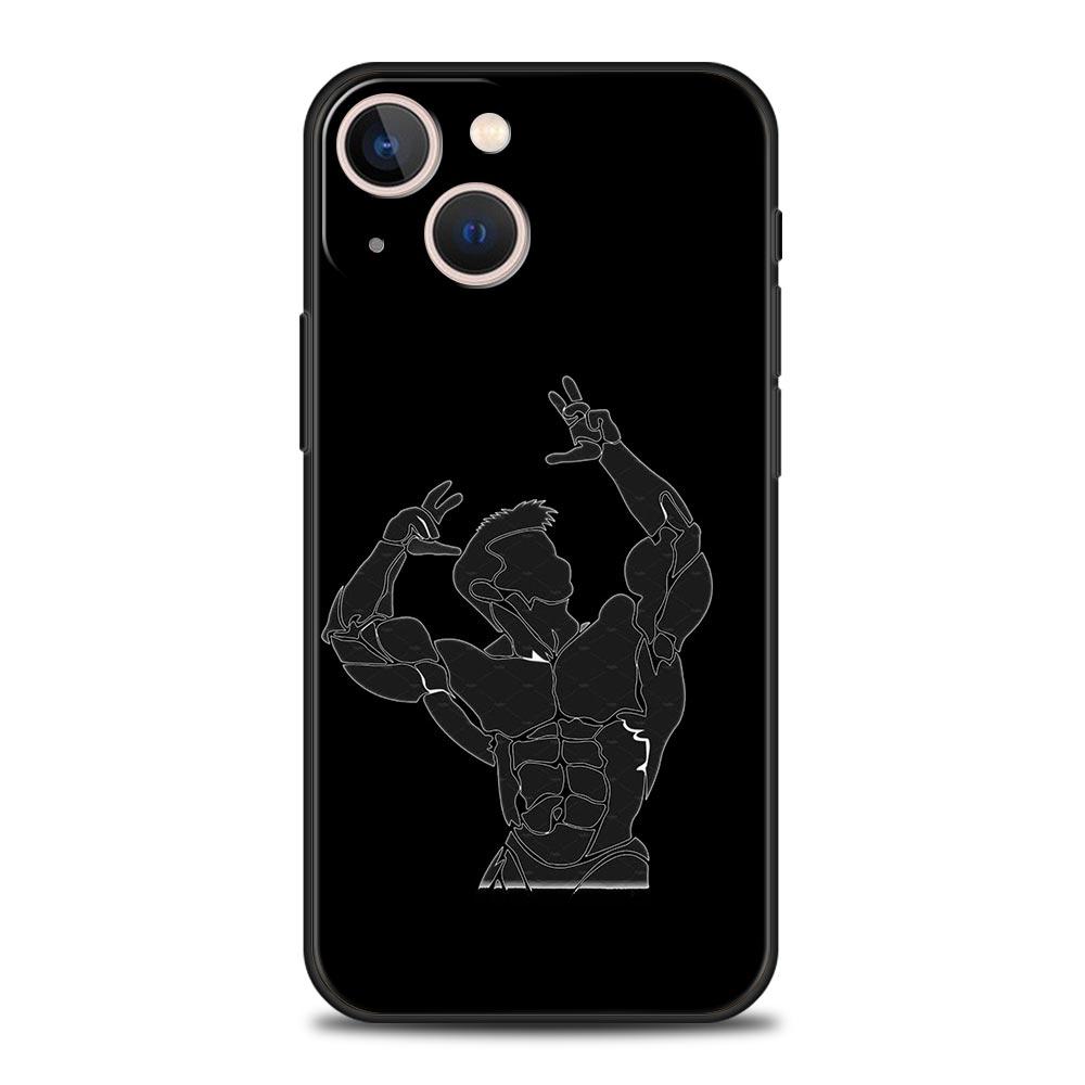 

Phone Case For iPhone 16 15 14 13 12 11 Pro Max XS X XR SE 7 8 Plus Protective Shell Gym Fitness Bodybuilding iPhone 16e Cover iPhone 13