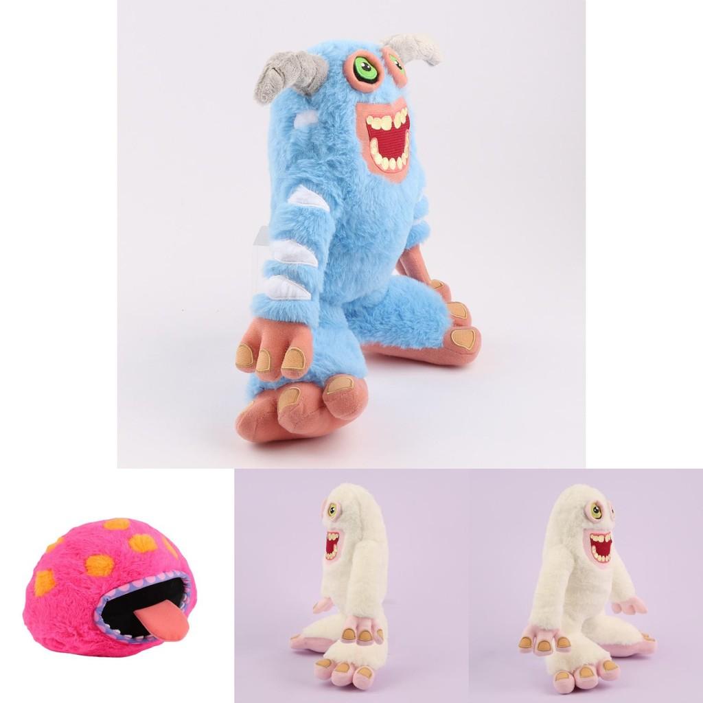 My Singing Monsters Collectible Plushies Blue White And Pink