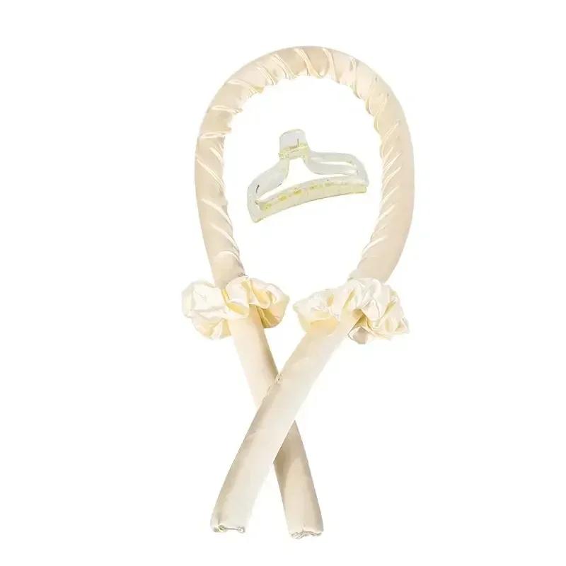 Heatless Curling Rod Headband No Heat Silk Curls Ribbon Hair Rollers Sleeping Soft Headband Lazy Hair Curlers Hairdressing Tools