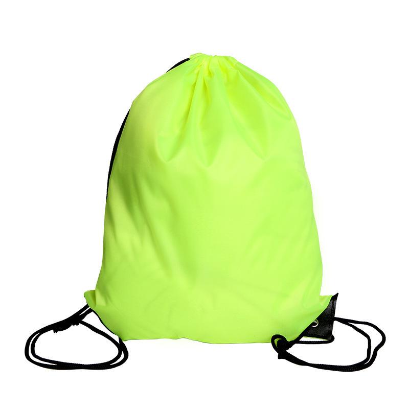 Custom Logo Colorful Polyester Drawstring Backpack for Sports & Marathons