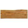 VidaXL Tabletop 120x40x2.5 Cm Live Edge Solid Mango Wood 370758