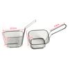 Mini potetgull i rustfritt stål pommes frites Frityrkurv Kjøkken Cooking Tool