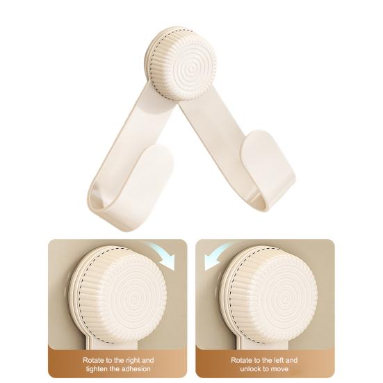 1/2Pcs Suction Cup Pot Lid Stand Holder Wall-Mounted Rotating Design Easy Installation Pot Lid Holder Kitchen Organizer
