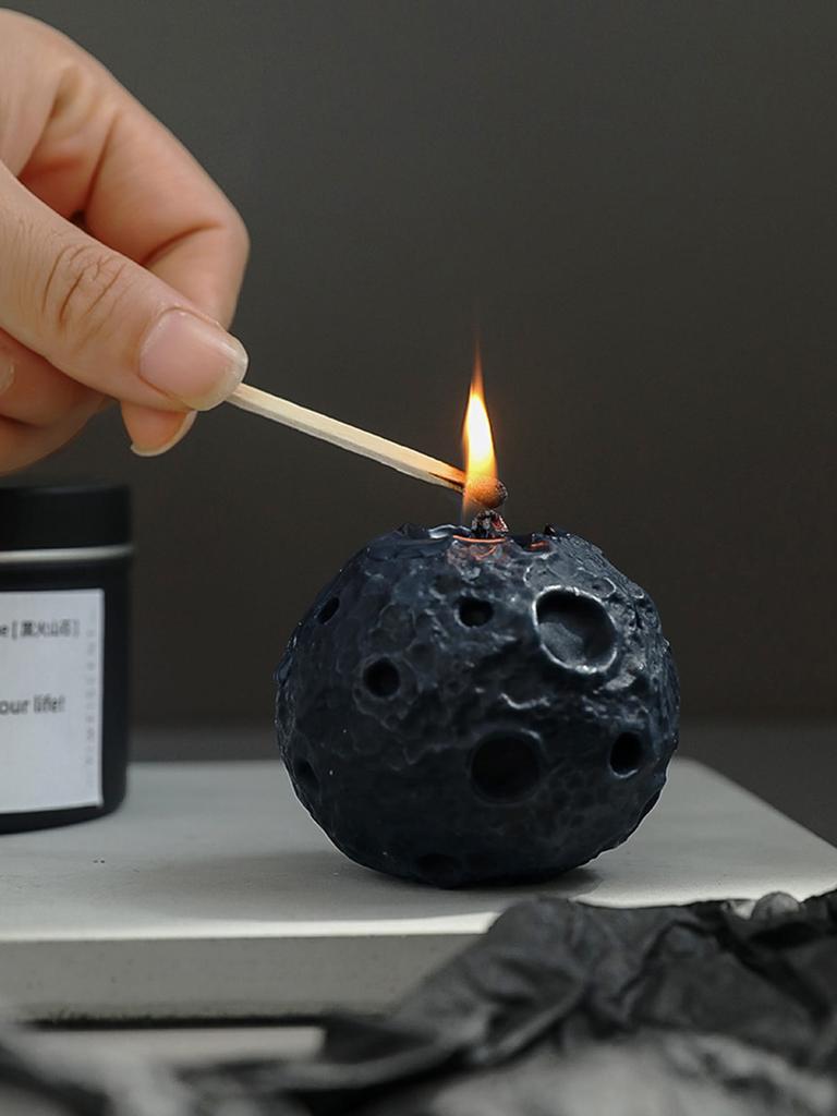 3D Earth Moon Silicone Candle Mold DIY Aromatherapy Plaster Soap Resin Clay Mould Handmade Candle Making Party Home Decor Craft
