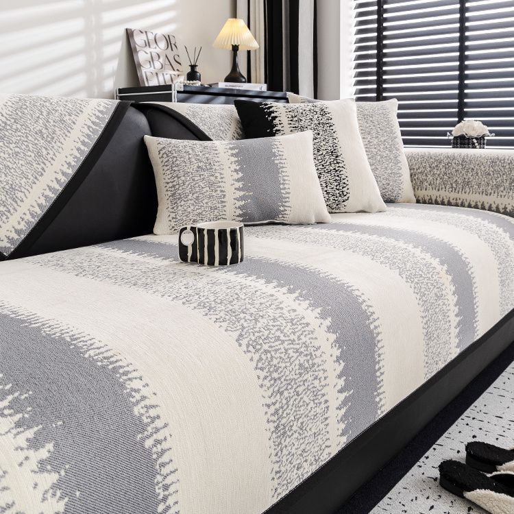 Sofa Cushion, Universal In All Seasons, Light Luxury, High-End Sense Of Non-Slip Chenier, High-End Straight Row Leather Sofa Special Seat Cushion