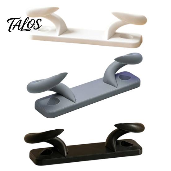 Talos 3D Printed Angled Horn Handle Stand, Universal Controller Holder with Anti‑Slip Base, Creative Rack for PS5 Xbox PC Gaming Controllers,
