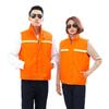 Custom LOGO Reflective Workwear Vest with Thick Padding for Warmth
