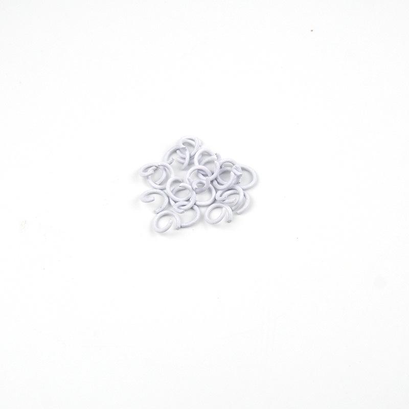 Breloc cu inel de fier colorat pentru bijuterii și brățări DIY