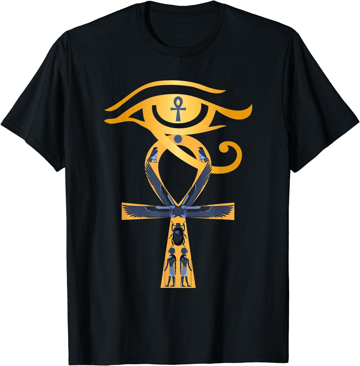 NEW LIMITED God Eye of Horus Ankh Egyptian Symbol Ancient Egypt T-Shirt XXL