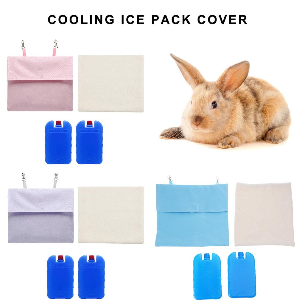 Pokrowiec na wkład chłodzący dla małych zwierząt utrzymuje klatkę królików i świnek morskich chłodną podczas drzemki, wchłania kondensację, króliki i świnki morskie