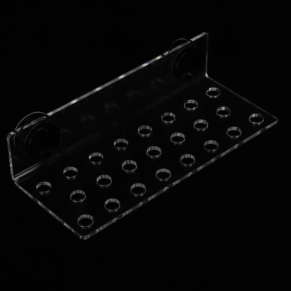 FILFEEL Acrylic Coral Frag Rack Bracket and Wonderful Accessory for Coral Growth Usage for Aquarium Fish 4 Hole Size (Acrylic 2)