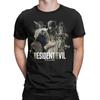 RE- Resident Evil T-shirts för Män Kvinnor Fantastiska 100% Bomulls T-shirts Rundhals Kortärmad T-shirt Festtoppar