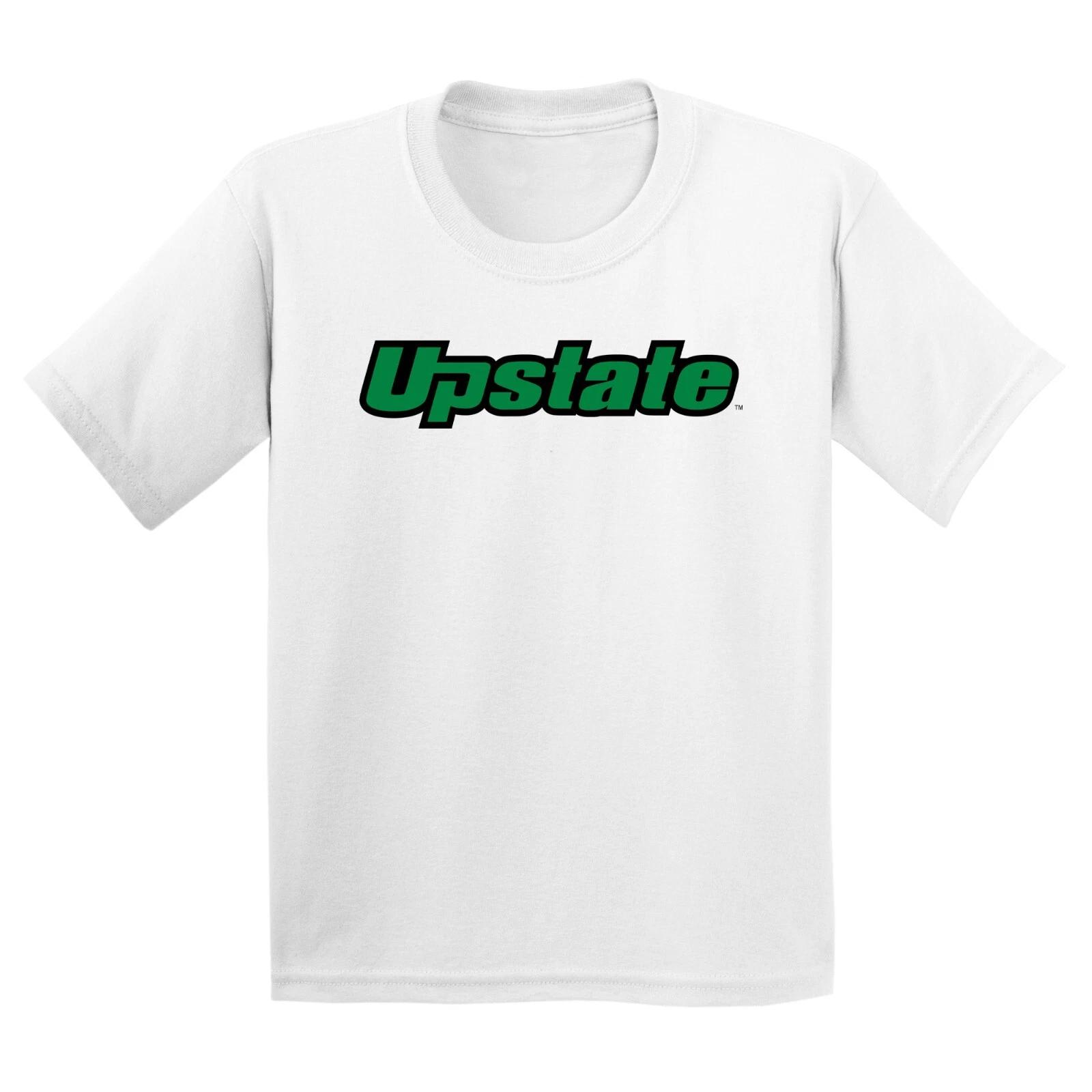 South Carolina Upstate Spartans Basic Block Youth T Shirt - White L