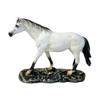 Horse Statue Desk Ornaments Sculpture Decor for Year Party Holiday white