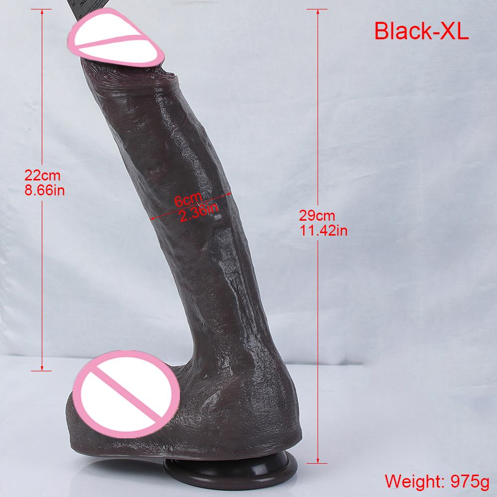 XXL Oversized Dildo Realistic Huge Penis Giant Phallus Long Soft Silicone Suction Cup Anal Sex Toys For Women Vagina Masturbator