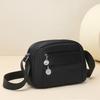 Women's Multi-Compartment Nylon Crossbody Bag Large Capacity Shoulder Bag