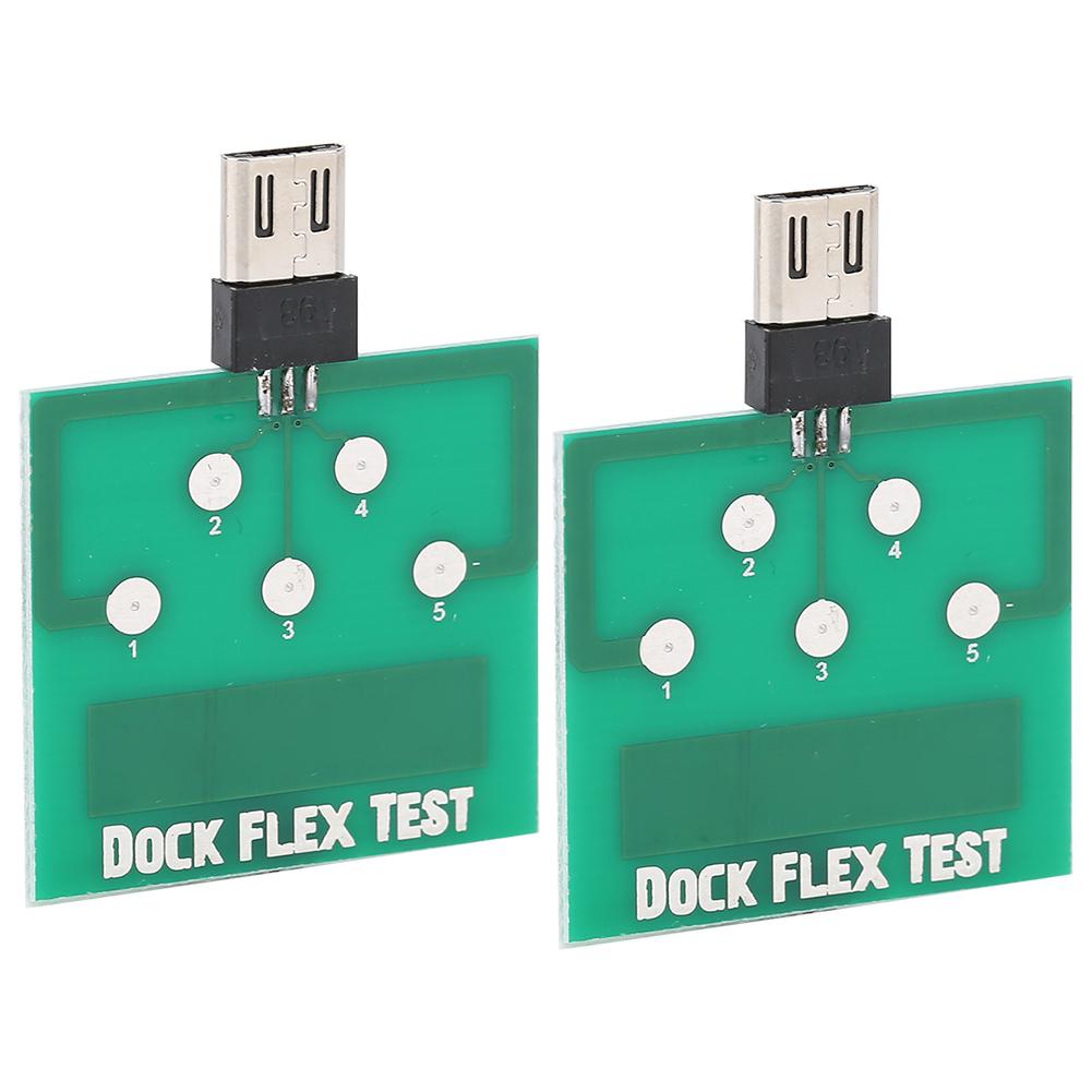 

2PCS Green Portable Professional Mobile Phone Charge Connector Micro Test Board Repair Tool for