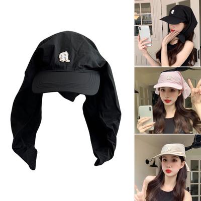 Headscarf Sun Hat for Adult Lightweight Quick Drying Peaked Hat Summer Outdoor Sports Hat Cycling Camping Sunproof Hat