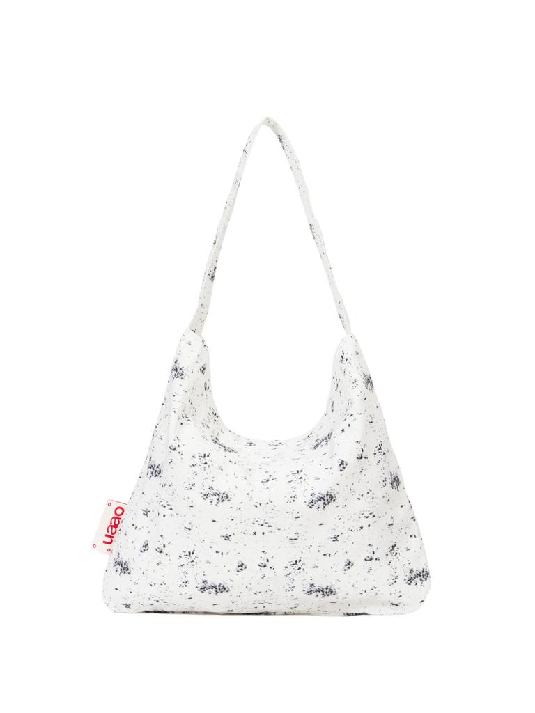Uaao Chilo Basic Cotton Eco Shoulder Bag (White Oreo)