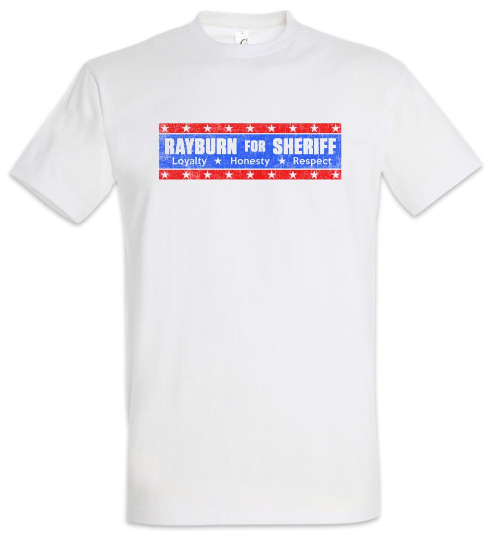 Rayburn For Sheriff Bloodline Sheriff Rayburn Hotel Election Poster T-Shirt S