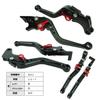 H211 Schwarz Honda Bremskupplungshebel Verstellung Kurz Monkey 125 GROM 400X CBR400R (rot) 6-stufig usw.