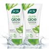 Joy Hydrating Aloe Vera Face Wash for Summers | Controls Excess Oil & Removes Dirt 150ml X 2 | Non Drying Gel Face Wash