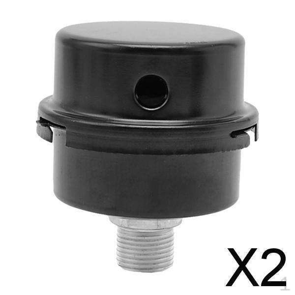 

2x Alloy Air Intake , Metal Noise Kits Parts Accessory - 13mm