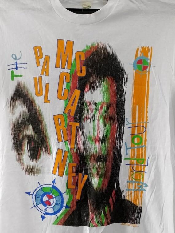 Vintage Paul McCartney 80s t-shirt Unisex All Size S-5XL UR055 FREE SHIPPING Unisex T-Shirt XL