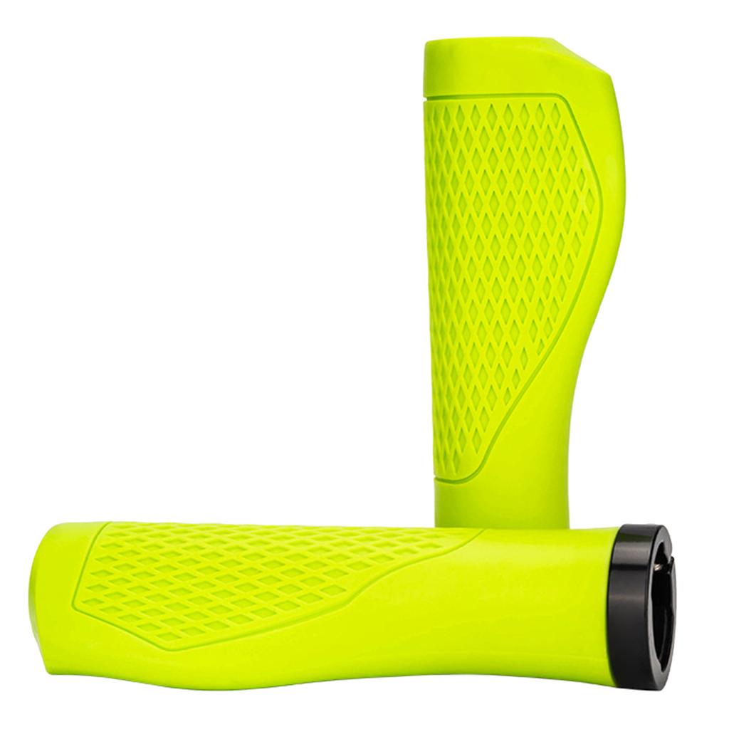 Mountain Bikes Handlebar Grips with Aluminium Locks Nonslip Cycling Handlebar Sleeve Comfortable Bicycles Handle Grips