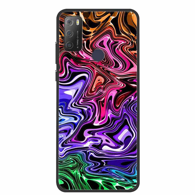 Pro Alcatel 1S 2021 Case Luxusní silikonový TPU měkký kryt na telefon pro Alcatel 1S 2020 Nárazuvzdorný roztomilý TPU nárazník Fundas Coque