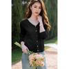 MOCANA Women's Summer Thin Long-Sleeve V-Neck Knit Top MKNJD3726