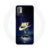 Maniacase Case for Redmi Note 10T 5G Nike Logo Golden Starry Night