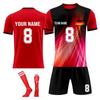 Personalised Shirts Kit Mens Girls With Name Number Custom Football Jerseys For Boys Training Suit