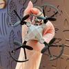 Mini Drone Keychain Creative Cartoon Aircraft Pendant Bag Charm Backpack Hanger Unique Tech Gift for Kids Teens