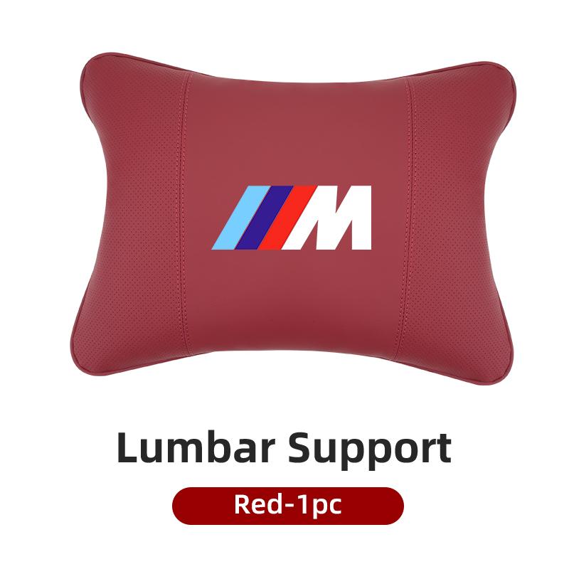 2025 Hot Car Seat Lumbar Neck Pillow Headrest Cushion Waist Interior For BMW X1 X2 X3 X4 X5 X6 X7 G20 G30 6GT E46 E90 E60 F10 E3