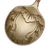 Yousheng Coffee Spoon 4.2 Inch Vintage Carved Coffee Spoon with Deep Bowl Head for Sugar Honey Jam Stirring Hot Coffee Tea Dessert Cake Ice Cream