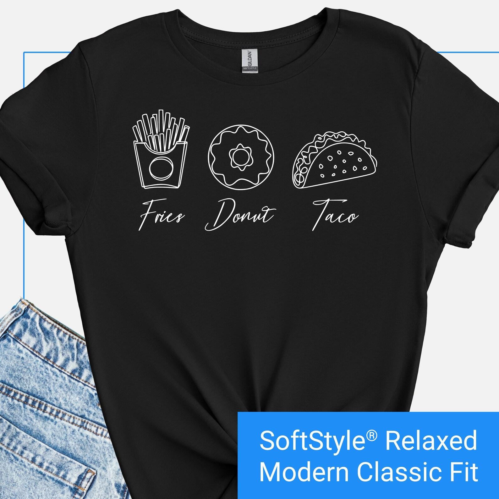 Subtle Anti-Trump Shirt – Hidden FDT “Fries Donut Taco” Graphic T-Shirt, Liberal Gift, Pro-Democracy Tee 3XL