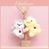 Elephant Ladybird Rabbit Bear Husky Plush Toy Keychain Stuffed Dolls Animal