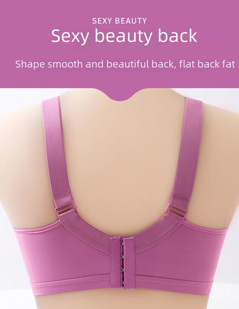 Übergröße Bügelloser Atmungsaktiver Form-BH mit Seitenstütze