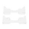 Hat Racks Holder Compact Hat Organizer for Baseball Caps Wall Installation 20 Hat Capacity White 2pcs