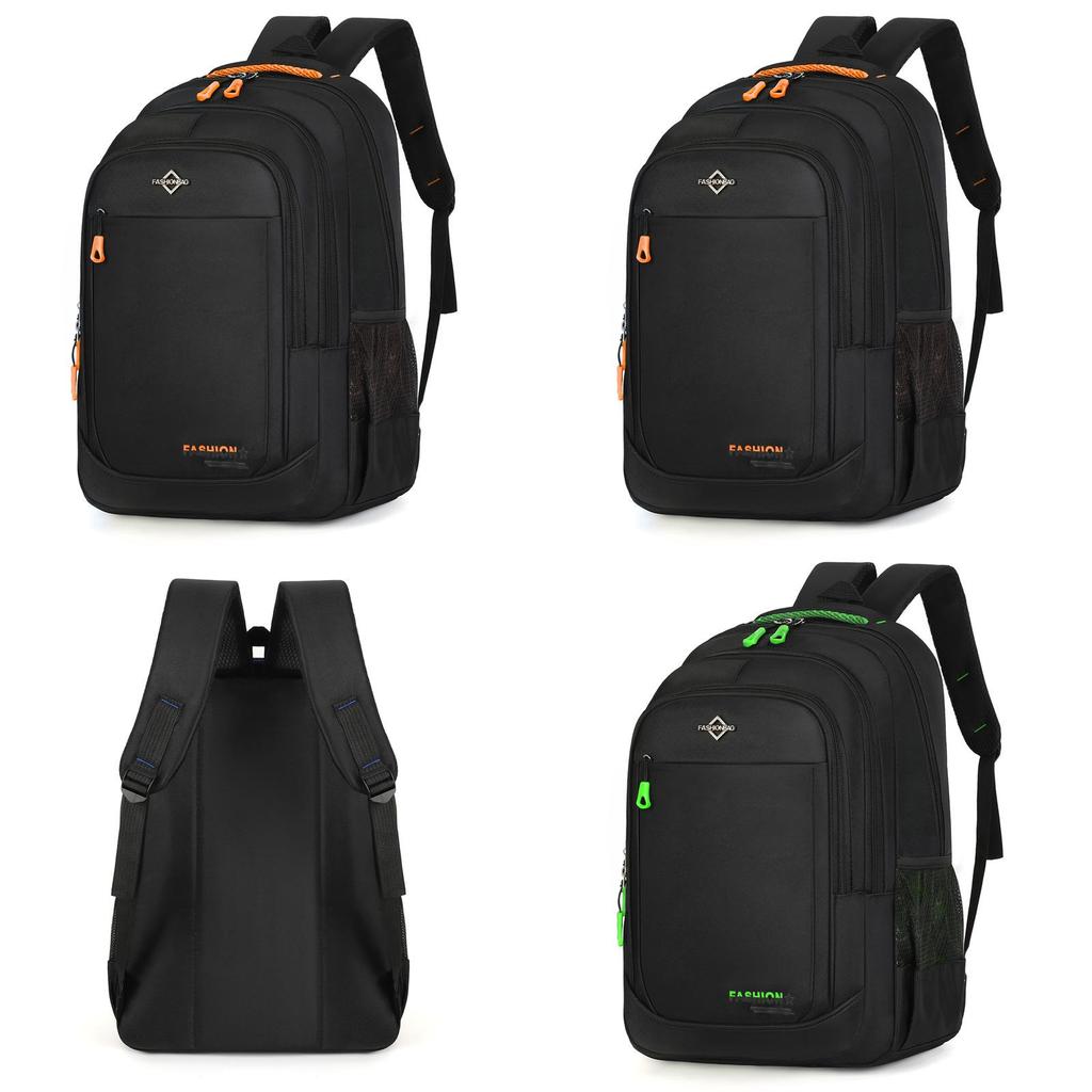 Oxford Fabric Large Capacity Backpack For Students With Breathable Straps For Travel And School Use