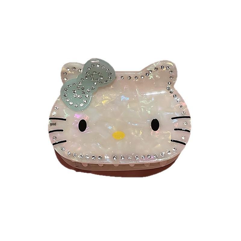 Cute Cartoon Cat Claw Hair Clip - Sweet Heart Design, Versatile for Students and Girls