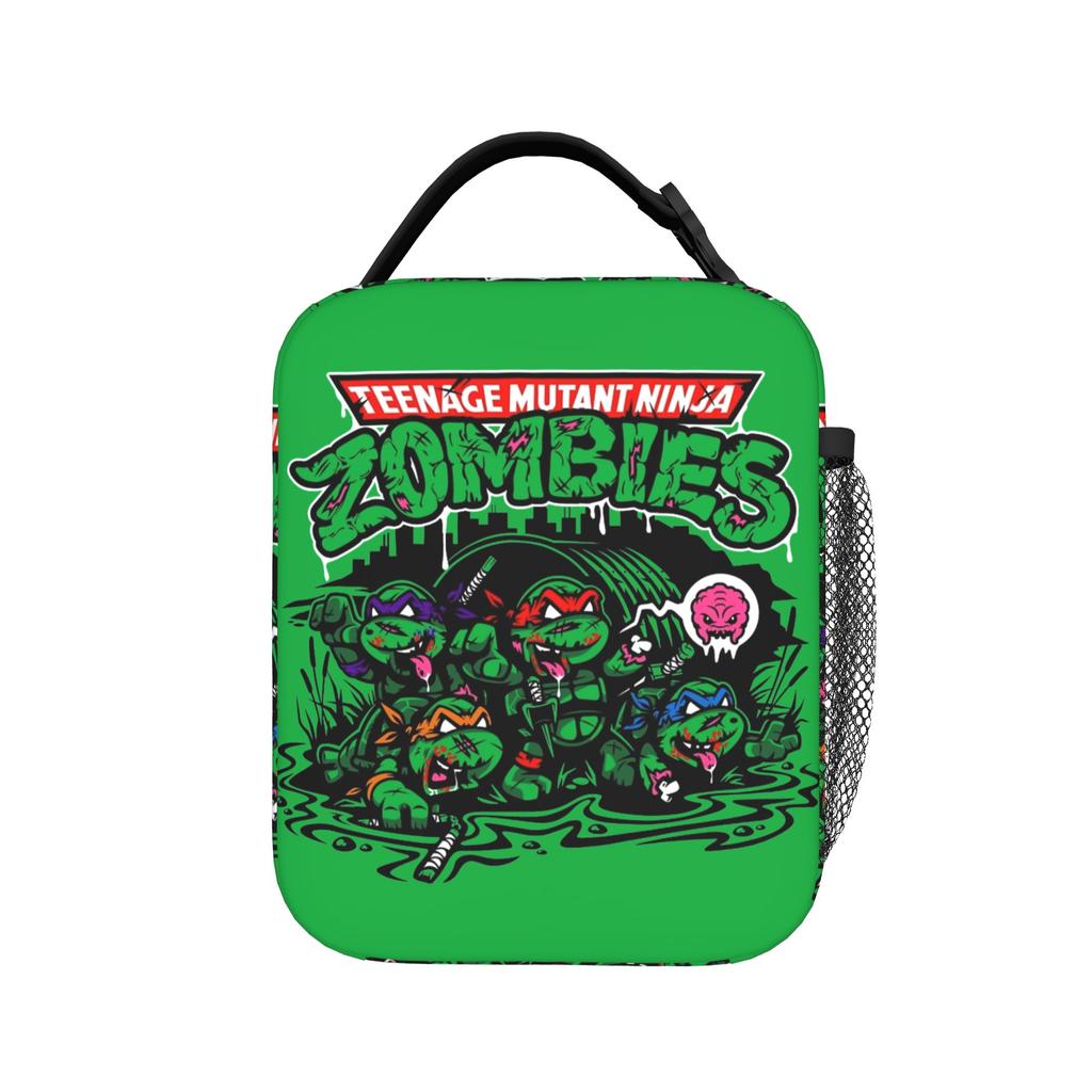 Teenage Turtles Rappin Insulated Lunch Bags High Capacity Ninja Turtles Meal Container Cooler Bag Tote Lunch Box Work Men