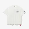 New Era Mlb La Dodgers Cheering Food T shirT Off whiTe 14536500