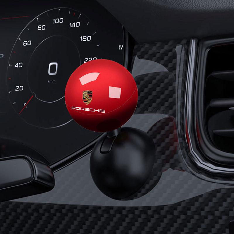 1Pcs Car Logo Push Start Button Lever Creative Protective Cover For Porsche Boxster Cayenne Panamera Macan Cayman 911 918 996 917 991