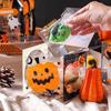 10Pcs Non Candy Snack Packaging Box Cartoon Ghost House Cookie Box  Themed Party Supplies
